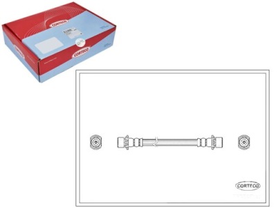 Corteco шланг тормозной toyota avensis verso 2.0 фото №1