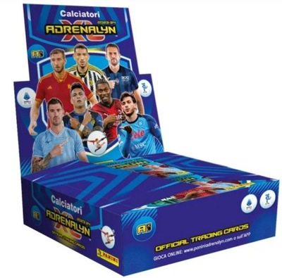 Saszetki Liga Włoska 2024 Box 24 szt. Serie A Panini karty piłkarskie