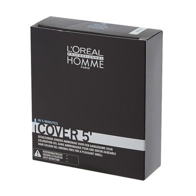 LOREAL Professionnel Homme Cover 5 3X50ML Odcień Brown NR.4
