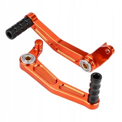 2 SZT. COLOR NARANJA ALUMINIO PEDAL CAMBIOS  