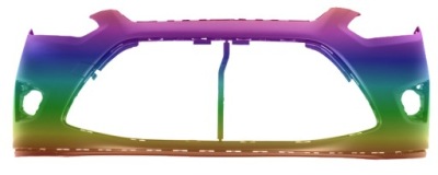 Ford c-max ii 2010-2014 бампер передній будь-який колір фото №1