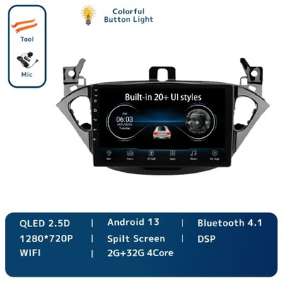 NAVEGACIÓN GPS PARA OPLA CORSA E 2014-2019 RADIO DE AUTOMÓVIL STEREO BEZPRZEWODOWE CARPLAY  