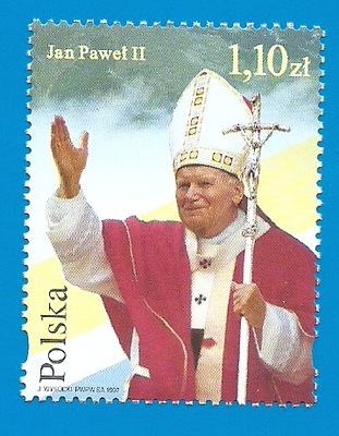 Fi. z Bloku 160** - V Wizyta Papieża Jana Pawła II w Polsce - 1997r czyste