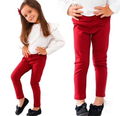 Legginsy spodnie getry - 92 BORDO- BAYA