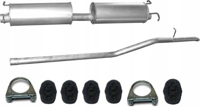 Ford transit 2.4 tdci гаситель комплект фото №1