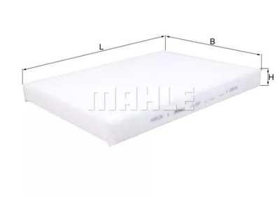 Mahle la 1294 фильтр, вентиляция пространство пассажирский фото №1