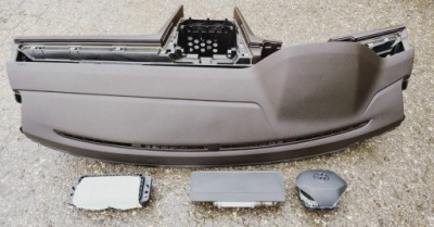 Vw passat b8 arteon приборная панель коричневая приборная панель подушки безопасности фото №1