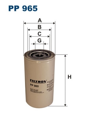 FILTRON PP 965 FILTRO COMBUSTIBLES  