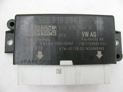 VW SKODA SEAT MÓDULO UNIDAD DE CONTROL SENSORES DE APARCAMIENTO 5Q0919294E  