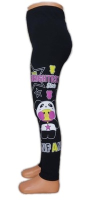 LEGGINSY getry LEGINSY ciemne PANDA - 140