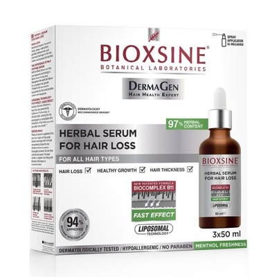 Bioxsine DermaGen Serum na Wypadanie Włosów 3x50ml