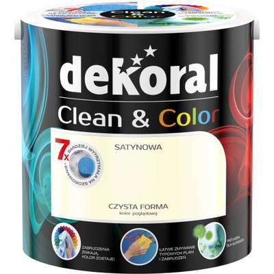 DEKORAL Clean & Color CZYSTA FORMA 2,5 L