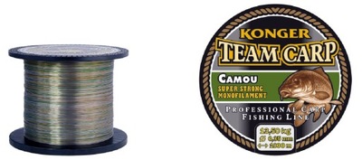 KONGER TEAM CARP CAMOU 0.25mm/600m