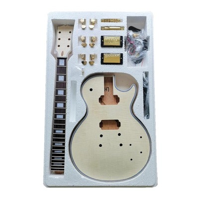 1 zestaw LP gitara elektryczna DIY Kit Do W