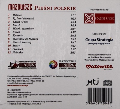 Pieśni polskie, CD