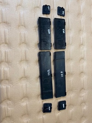 Honda cr-v iii накладки заглушка рейлінг заглушки комплект набір 06-11r фото №1