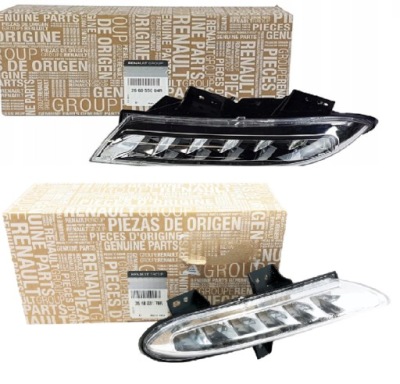 2x оригінал  комплект  фара ліхтар денні led renault scenic 3 12 лівий правий перед фото №1