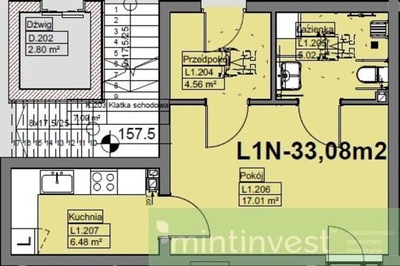 Mieszkanie, Police, Police (gm.), 33 m²