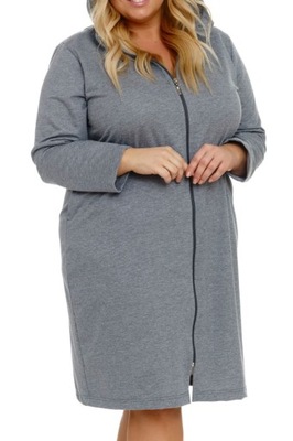 Szlafrok Damski Dnnightwear SMZ.9708 szary L