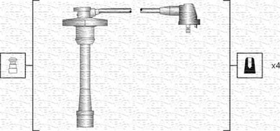 ПРОВОДИ ЗАПАЛЕННЯ MAGNETI MARELLI 941318111188