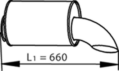 [DIN81722] SILENCIADOR VOLVO FH,FM,RVI MAGNUM TERMINAL  