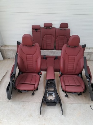 Сидіння заднє сидіння оббивка bmw 3 g20 комплект tacora-rot фото №1