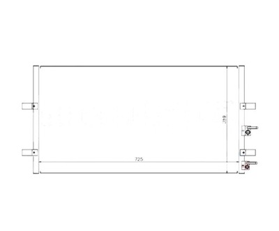 RADUADOR DE ACONDICIONADOR FORD TRANSIT 2006- 1383318  