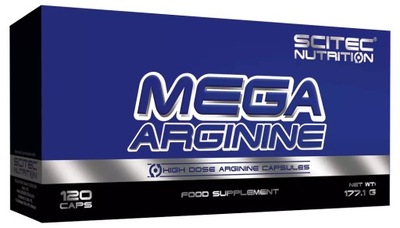 Scitec Mega Arginine L Arginina 120 kaps POMPA