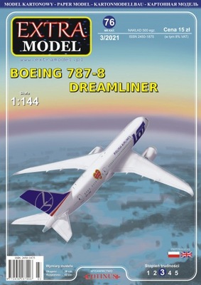EXTRA MODEL_Boeing 787-8 Dreamliner WOŚP