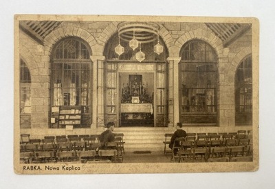 Pocztówka Rabka nowa kaplica