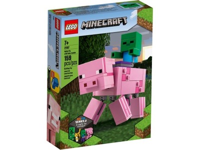 LEGO Minecraft 21157 Minecraft BigFig Świnka