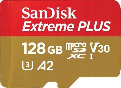 SanDisk Extreme Plus micro 128GB V30 U3 200/90MB/s