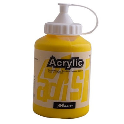 FARBY akrylowe AKRYL 500ml yellow pale 216 żółty