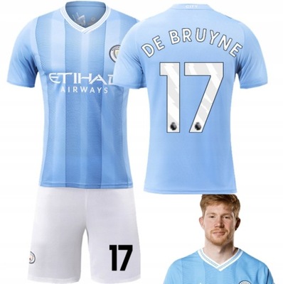 DRES STRÓJ PIŁKARSKI DE BRUYNE MANCHESTER CITY KOSZULKA PIŁKARSKI NOWY