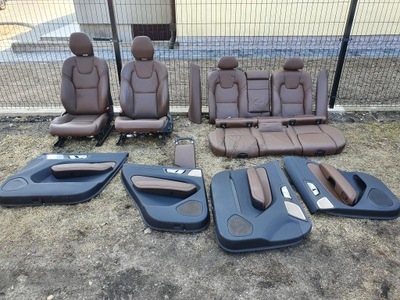 Сиденья заднее сиденье обшивки коричневые volvo xc60 ii 2017- фото №1