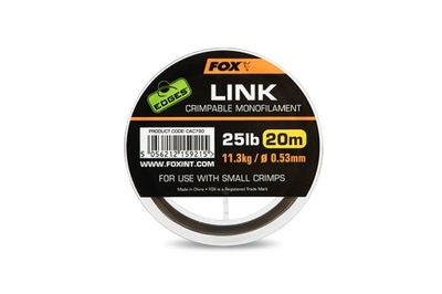 Fox edges link trans khaki mono 0.64mm/35lb 20m ma