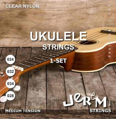 Struny do ukulele sopranowego koncertowego Jeremi