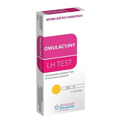 Testy owulacyjne LH hydrex 5 szt WYNIK 5 MINUT