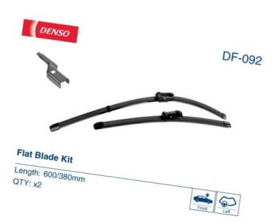 Щетка дворники бескаркасный перед ze спойлер 2szt. плоский blades фото №1