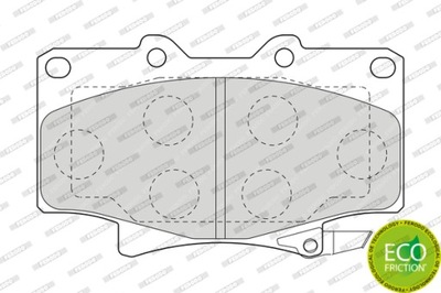 ZAPATAS DE FRENADO PARTE DELANTERA FERODO FDB1502  