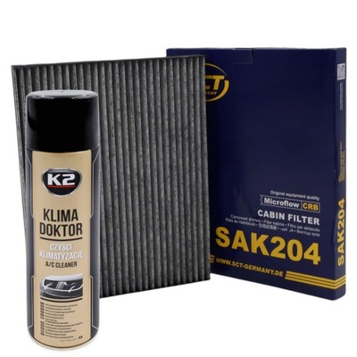 FILTER CABIN CARBON SCT SAK204 +AIR CONDITIONER DOKTOR K2  