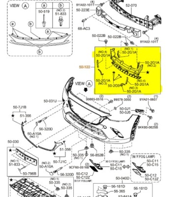 Профіль передній набір mazda cx-3 фото №1