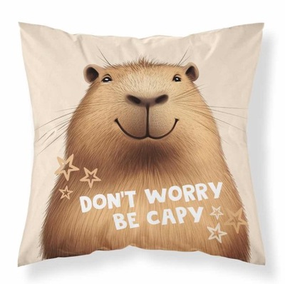 Poszewka 40x40 Kapibara Mikrofibra