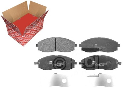 Набір - комплект гальмівних колодок гальмівних [febi bilstei фото №1