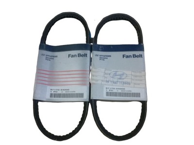 Hyundai coupe i ремінь клиновий oryg 57170 34000 фото №1