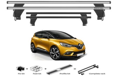 БАГАЖНИК КРЫШИ АЛЮМИНИЙ RENAULT SCENIC IV МОДЕЛЬ OD 2017 фото