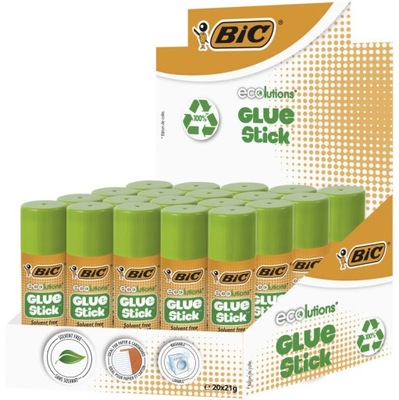 BIC ECO GLUE STICK MOCNY KLEJ W SZTYFCIE 21G X20