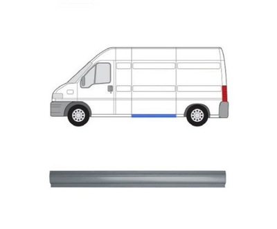 Порог citroen jumper 230 , 04.94 - 02.02 2092001 фото №1