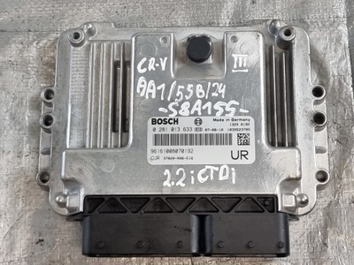 Блок управления двигателя оригинальный номер 0281013633 honda cv-r iii 2.2 i-ctdi фото №1