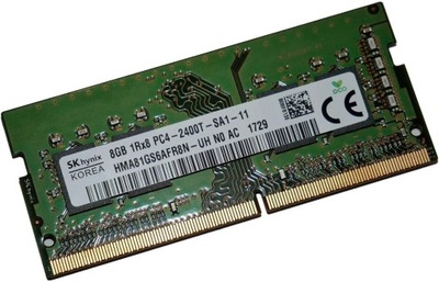 PAMIĘĆ 8GB DDR4 PC4-2400T HYNIX HMA81GS6AFR8N-UH SODIMM LAPTOP
